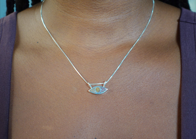 The Seeing Stone Necklace / Unicorn Jasper