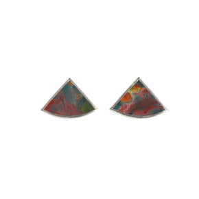 Fan Stud / Bloodstone