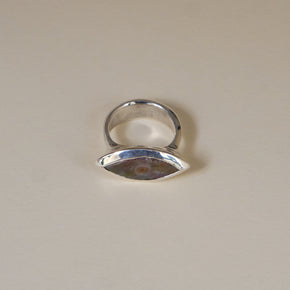 The Seeing Stone Ring / Unicorn Jasper, Size 6