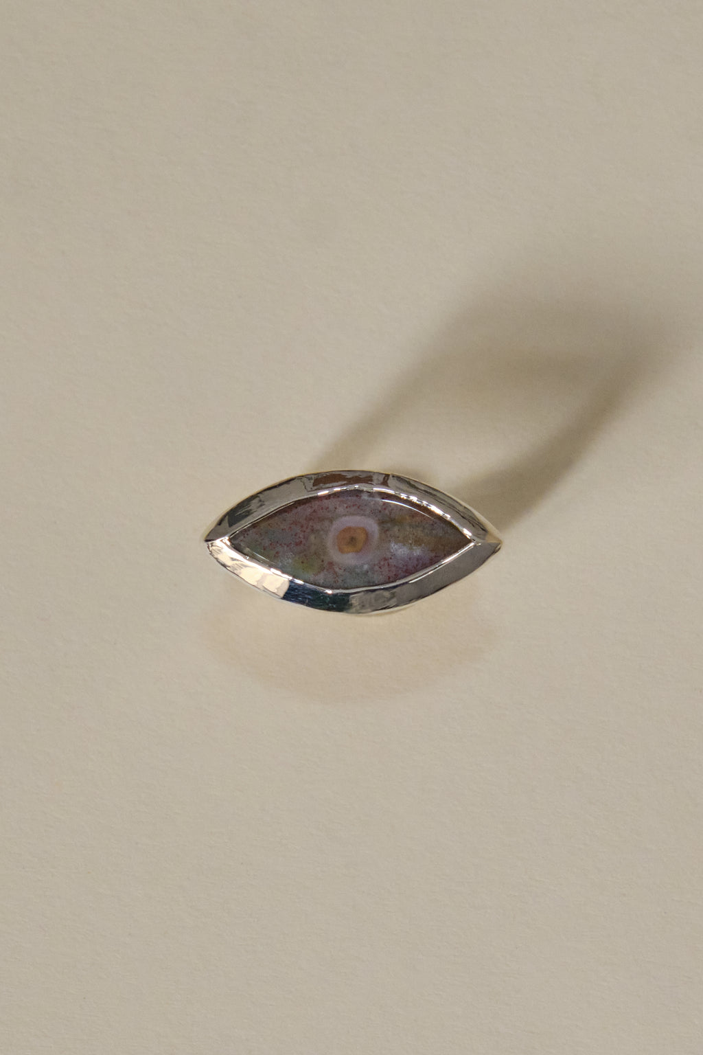 The Seeing Stone Ring / Unicorn Jasper, Size 6