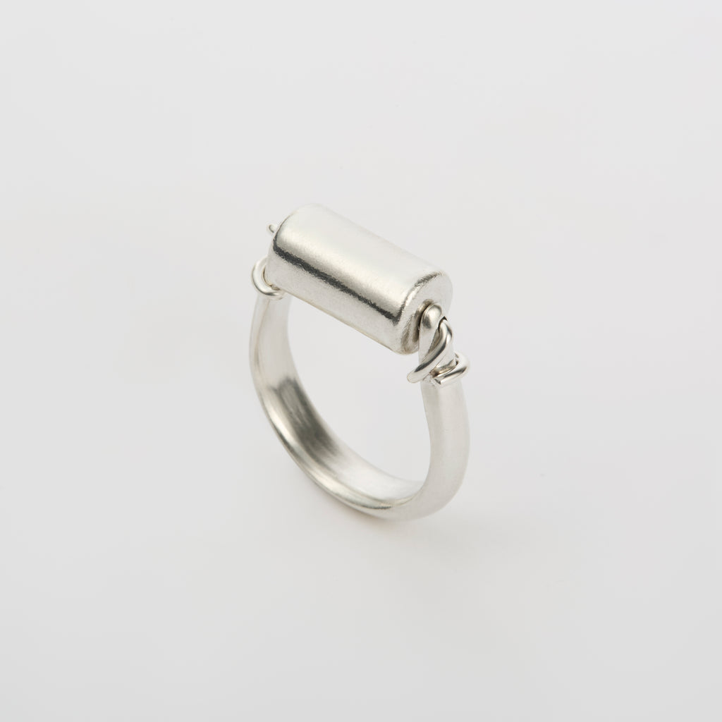 Lyre Ring - Sterling Silver