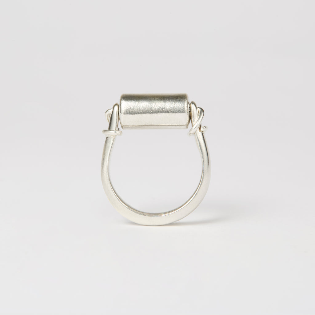 Lyre Ring - Sterling Silver